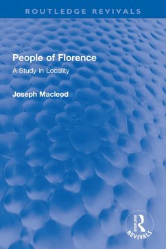 People of Florence (eBook, PDF) - Macleod, Joseph