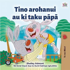 Cover I Love My Dad (Maori language children's book)