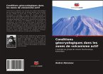 Conditions géocryologiques dans les zones de volcanisme actif