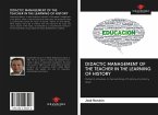 DIDACTIC MANAGEMENT OF THE TEACHER IN THE LEARNING OF HISTORY