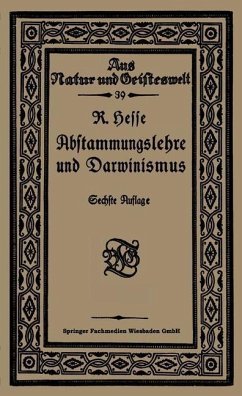 Abstammungslehre und Darwinismus (eBook, PDF) - Hesse, Richard