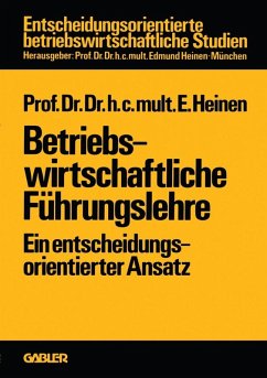 Betriebswirtschaftliche Führungslehre (eBook, PDF)