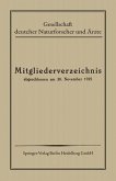 Mitgliederverzeichnis (eBook, PDF)