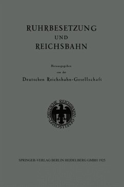 Cover Ruhrbesetzung und Reichsbahn (eBook, PDF)