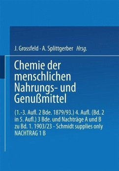 Chemie der menschlichen Nahrungs- und Genussmittel (eBook, PDF)