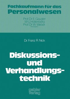 Diskussions- und Verhandlungstechnik (eBook, PDF) - Nick, Franz R.