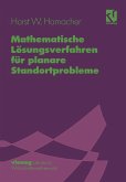 Mathematische Lösungsverfahren für planare Standortprobleme (eBook, PDF)