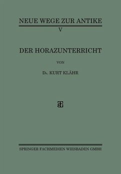 Cover Der Horazunterricht (eBook, PDF)