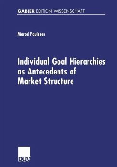 Individual Goal Hierarchies as Antecedents of Market Structures (eBook, PDF) - Paulssen, Marcel