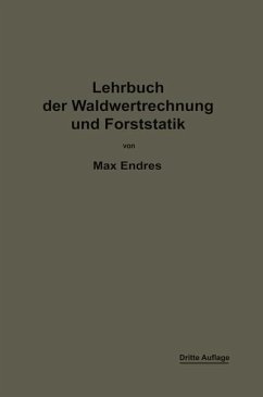 Cover Lehrbuch der Waldwertrechnung und Forststatik (eBook, PDF)