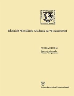 Sinneswahrnehmung bei Pflanzen: Graviperzeption (eBook, PDF) - Sievers, Andreas