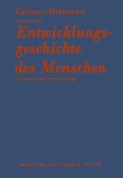 Grundriß der Entwicklungsgeschichte des Menschen (eBook, PDF) - Grosser, Otto; Ortmann, Rolf