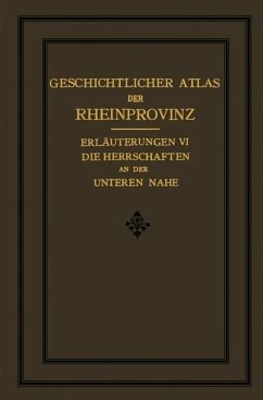 Cover Die Herrschaften des Unteren Nahegebietes (eBook, PDF)