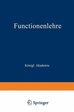 Functionenlehre (eBook, PDF) - Weierstrass, K.