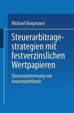 Steuerarbitragestrategien mit festverzinslichen Wertpapieren (eBook, PDF) - Borgmann, Michael