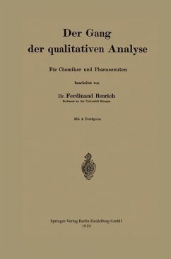 Cover Der Gang der qualitativen analyse (eBook, PDF)