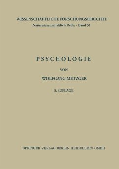 Psychologie (eBook, PDF) - Metzger, Wolfgang