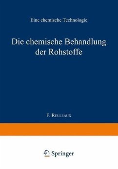 Cover Die chemische Behandlung der Rohstoffe (eBook, PDF)