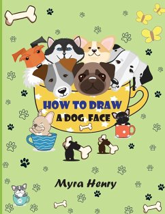 How to draw a dog face - Henry, Myra