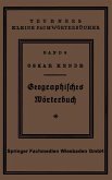 Geographisches Wörterbuch (eBook, PDF)