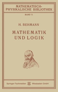 Mathematik und Logik (eBook, PDF) - Behmann, Heinrich