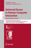 Universal Access in Human-Computer Interaction. Theory, Methods and Tools (eBook, PDF)