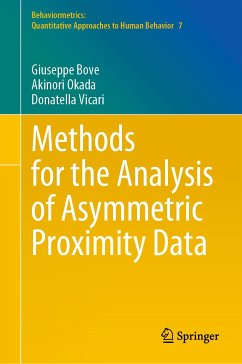 Methods for the Analysis of Asymmetric Proximity Data (eBook, PDF) - Bove, Giuseppe; Okada, Akinori; Vicari, Donatella