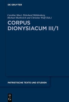 Cover Corpus Dionysiacum III/1 (eBook, PDF)