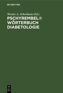 Cover Pschyrembel® Wörterbuch Diabetologie (eBook, PDF)
