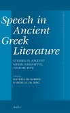 Speech in Ancient Greek Literature