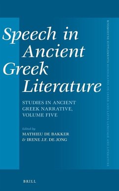 Cover Speech in Ancient Greek Literature