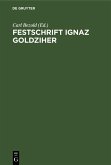 Festschrift Ignaz Goldziher (eBook, PDF)