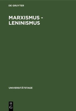 Cover Marxismus - Leninismus (eBook, PDF)