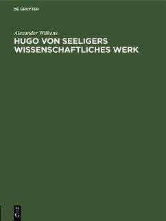 Cover Hugo von Seeligers wissenschaftliches Werk (eBook, PDF)