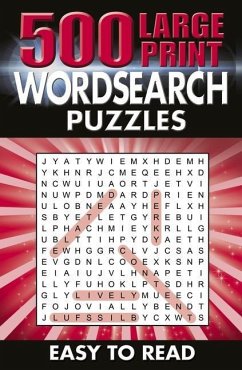 500 Large Print Wordsearch Puzzles - Saunders, Eric
