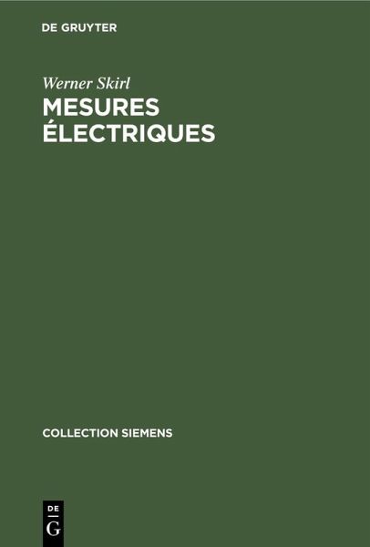 Mesures électriques (eBook, PDF) Mesures électriques (eBook, PDF)