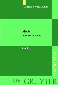 Miete (eBook, PDF) - Sonnenschein, Jürgen