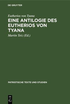 Cover Eine Antilogie des Eutherios von Tyana (eBook, PDF)