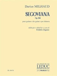Cover Segoviana, Op. 366: For Guitar
