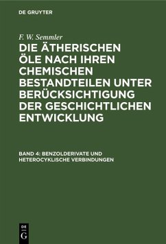 Benzolderivate und heterocyklische Verbindungen (eBook, PDF) - Semmler, F. W.