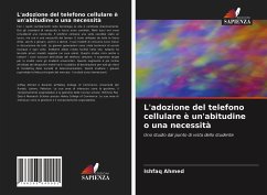 L'adozione del telefono cellulare è un'abitudine o una necessità - Ahmed, Ishfaq