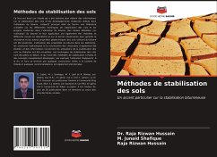 Méthodes de stabilisation des sols - HUSSAIN, Dr. RAJA RIZWAN;Junaid Shafique, M.;Rizwan Hussain, Raja