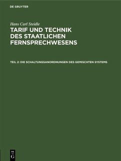 Die Schaltungsanordnungen des gemischten Systems (eBook, PDF) - Steidle, Hans Carl
