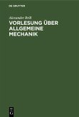 Vorlesung über allgemeine Mechanik (eBook, PDF)