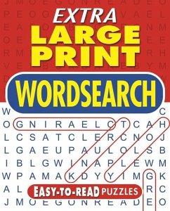 Extra Large Print Wordsearch - Saunders, Eric