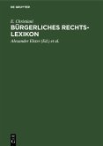 Bürgerliches Rechts-Lexikon (eBook, PDF)