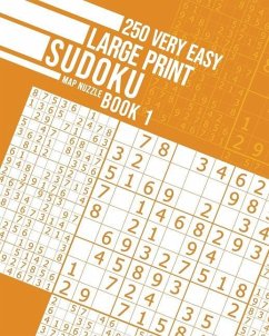 250 Very Easy Large Print Sudoku Book 1 - Nuzzle, Map