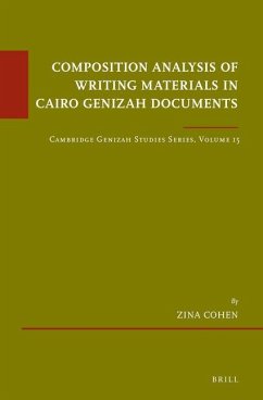 Composition Analysis of Writing Materials in Cairo Genizah Documents - Cohen, Zina