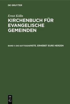 Cover Die Gottesdienste. Erhebet eure Herzen (eBook, PDF)