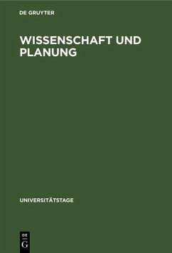 Cover Wissenschaft und Planung (eBook, PDF)